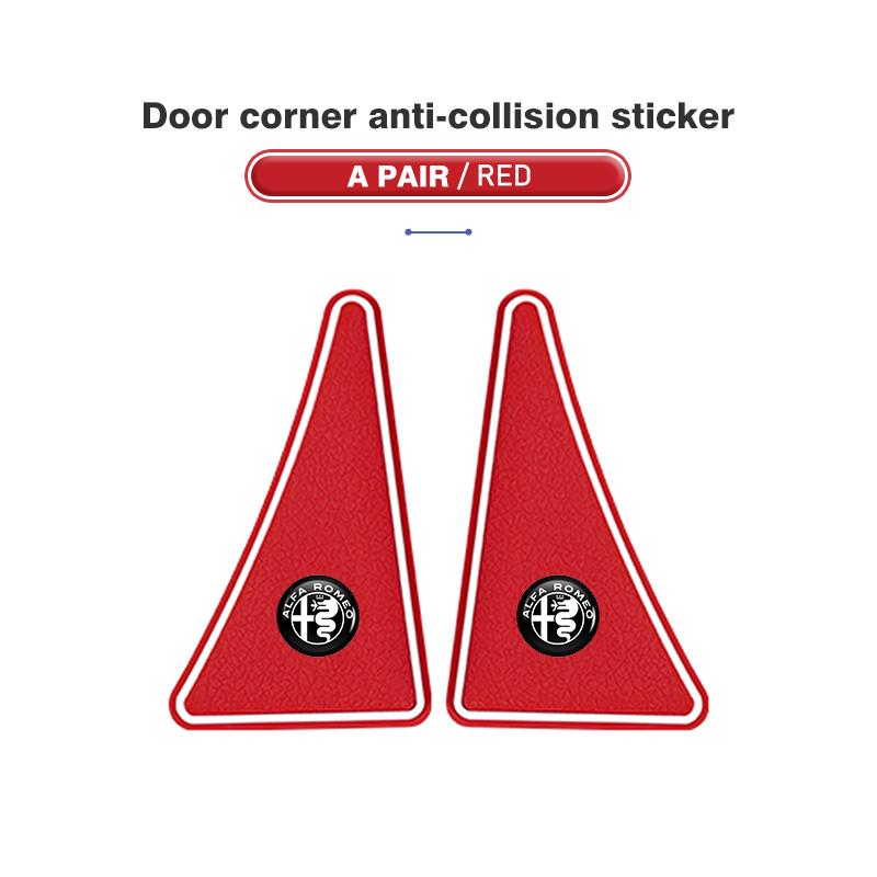 2026 Hot Sticker Car Door Corner Cover Anti-collision Protection Sticker For Alfa Romeo GT Stelvio F1 Brera Volante Tonale Glori