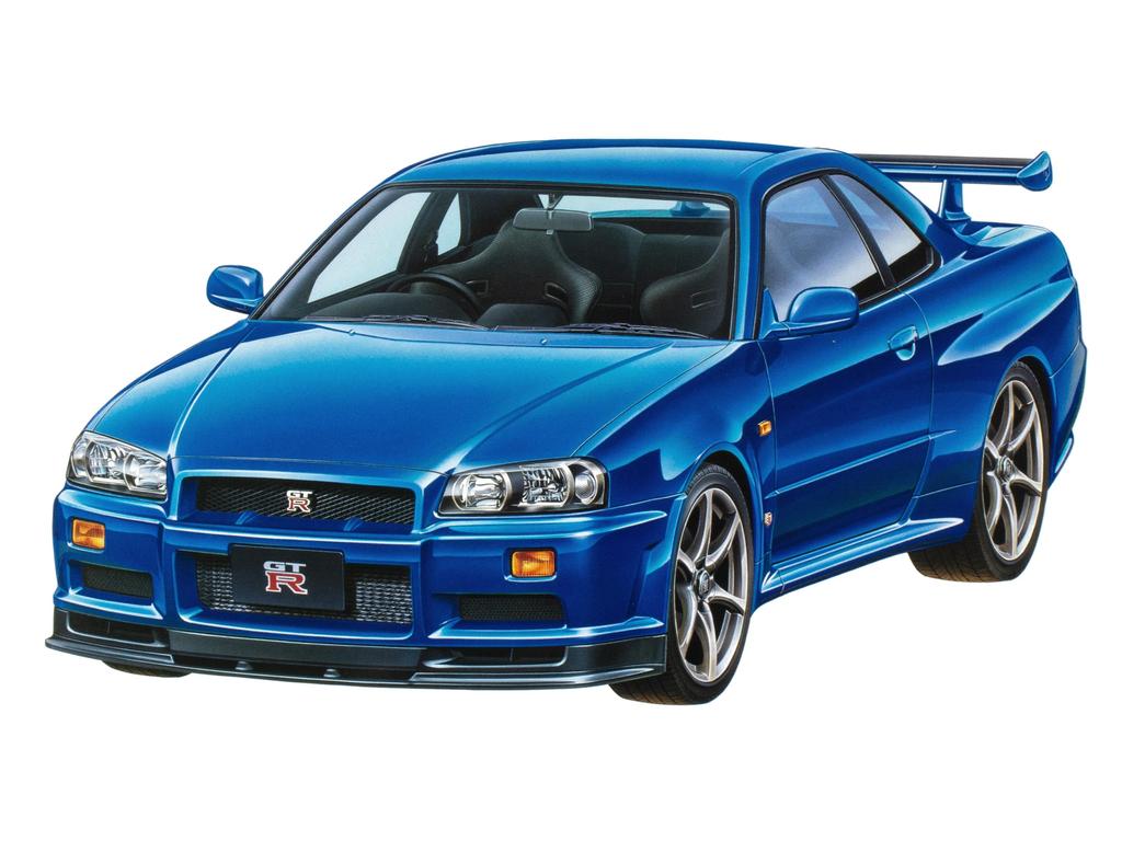 Tamiya Sports Car Series Nissan Skyline V Spec R34 Plastic Model 24210 1/24 No.210 GT-R