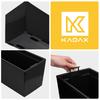 KADAX Flowerpot Balcony Box Handles 19x56cm Black