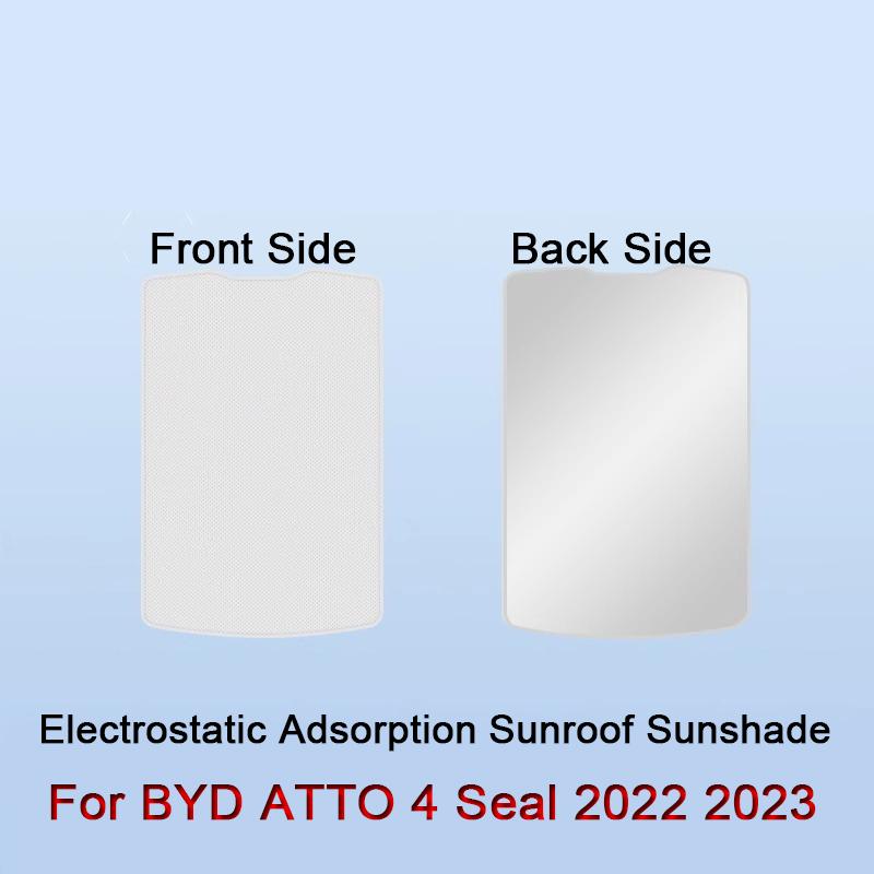 

Солнцезащитный козырек на крышу для BYD ATTO 4 Seal 2022 2023, электростатическая адсорбция, солнцезащитный козырек на крыше, световой люк, слепая наклейка, аксессуары для затенения