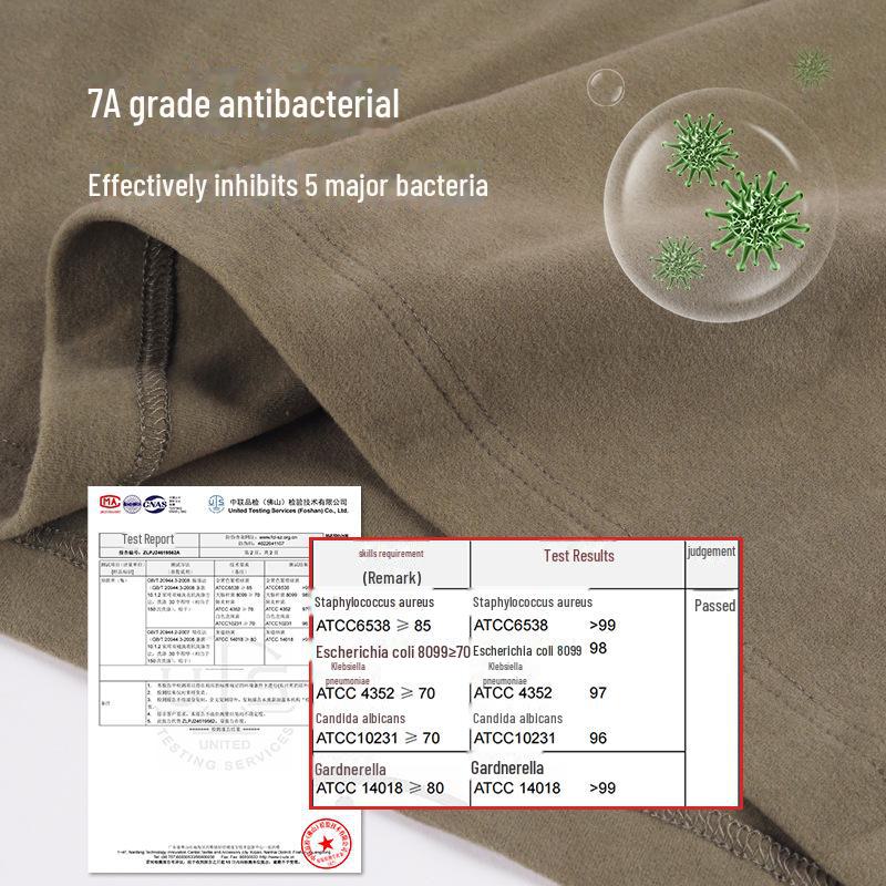 Set pánského termoprádla: Kulatý výstřih, dlouhý rukáv, oboustranně česaná bavlna se sametovou úpravou pro podzim/zimu.