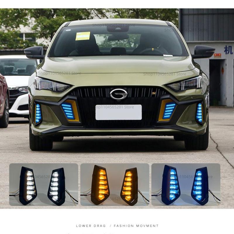 For Trumpchi GAC Empow Accessories 2022-2024 Replacement Car Front Fog Lamp LED Light Daytime Running Light Decoration Protector