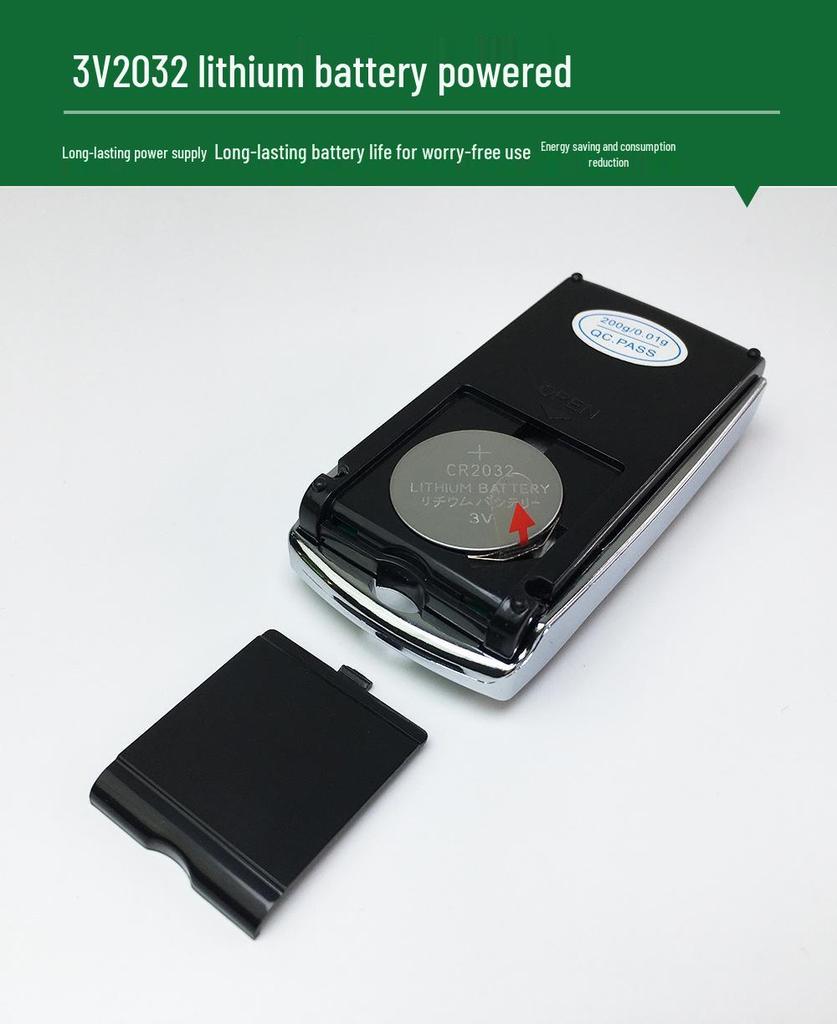Mini Car Key High Precision Jewelry Scale 200g/0.01g Portable Gold Powder Pocket Scale