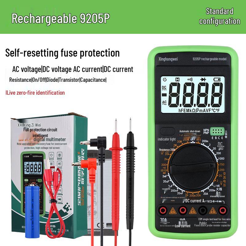 

Rechargeable Smart Digital Multimeter - Multifunctional Anti-Burn Electrician Repair Tool