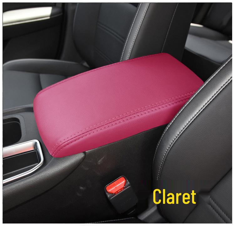 14th Gen 20-21 Sylphy Center Console Box Cover - Genuine Superfiber Leather Armrest Protector
