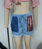 Europäische & Amerikanische High-Waist Jeans-Shorts mit Fransen - Trendige Damenmode