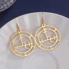 Demon Symbol Sigil of Lilith Magic Pendant Earrings For Women Mythology Pagan Amulet Stainless Steel Wiccan Witchcraft Jewelry