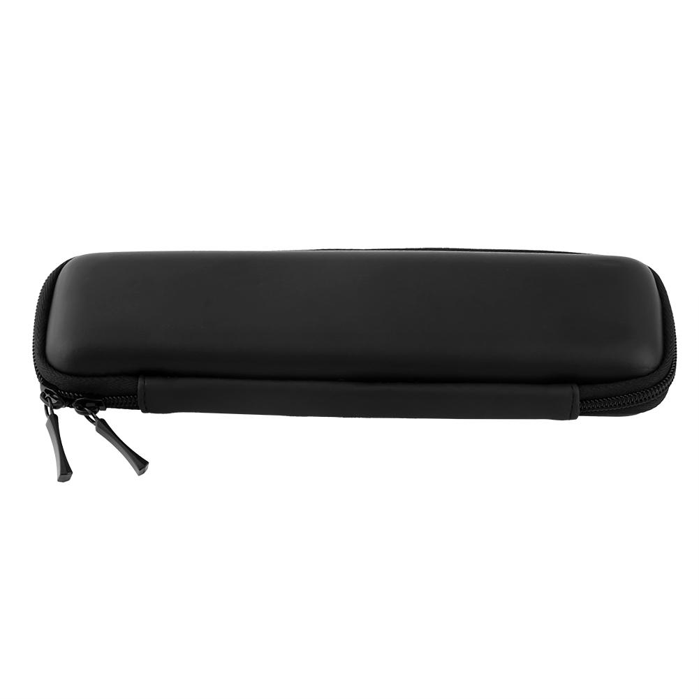 1pc Black Portable EVA Shell Pen Pencil Case Pouch Stationery Holder Electronic Cigarette Bag