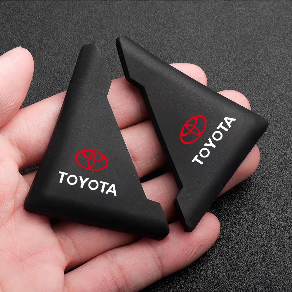 2 PCS Silicone Car Door Corner Cover Anti-Scratch for Toyota Cars