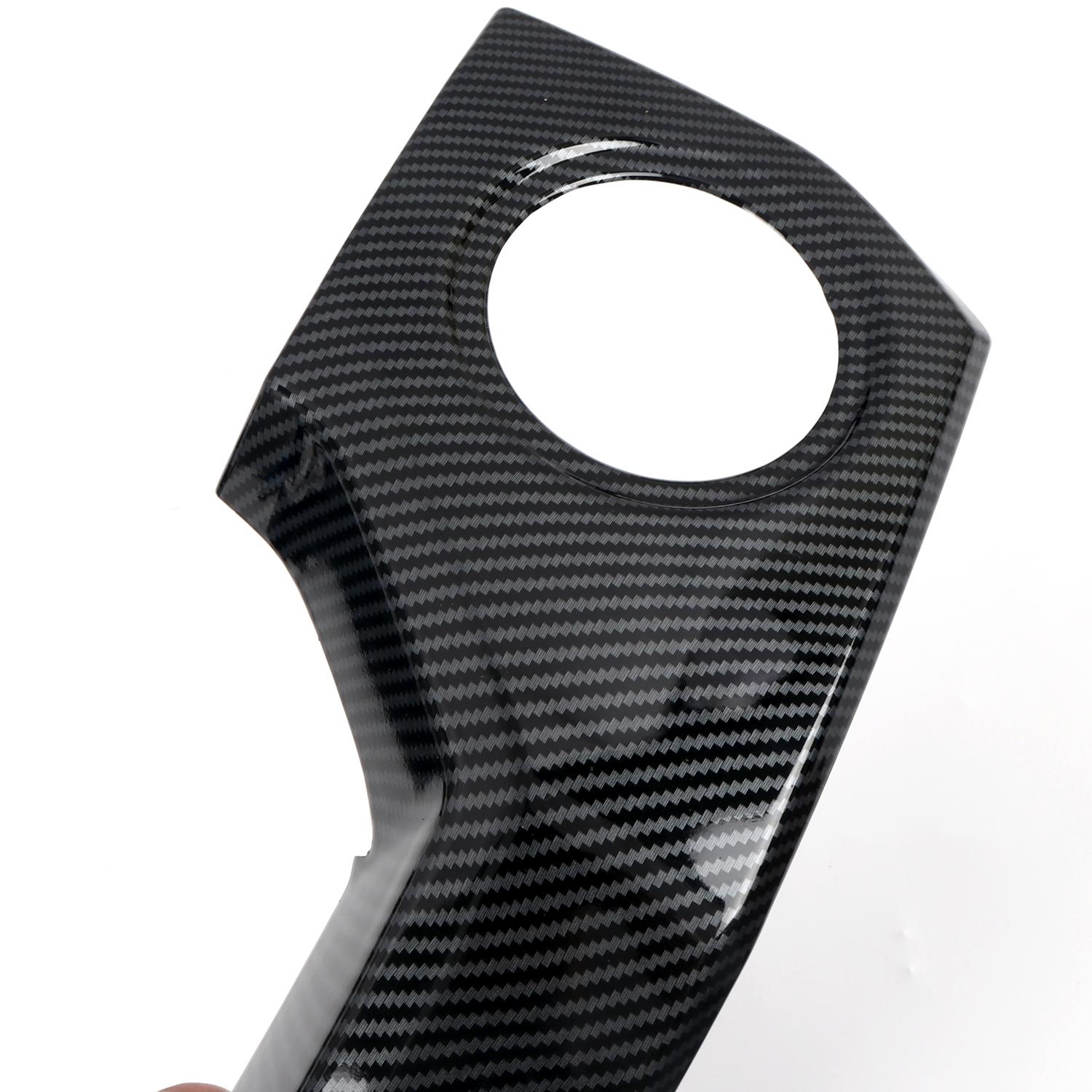 

Carbon Fiber look ABS Dashboard Side Air Vent Cover For Toyota Tundra 2014-21