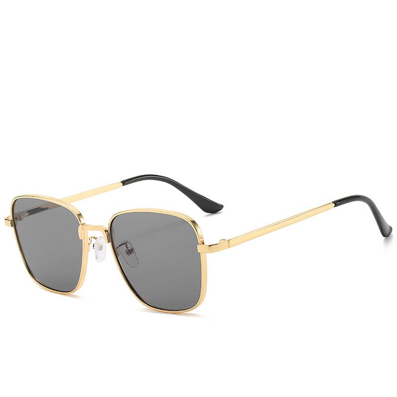 2019 Retro Square Sunglasses, Small Frame Metal Glasses Square Sunglasses Men'S Sunglasses