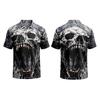 Men's Halloween Print Short Sleeve T-Shirt Stylish Casual Top