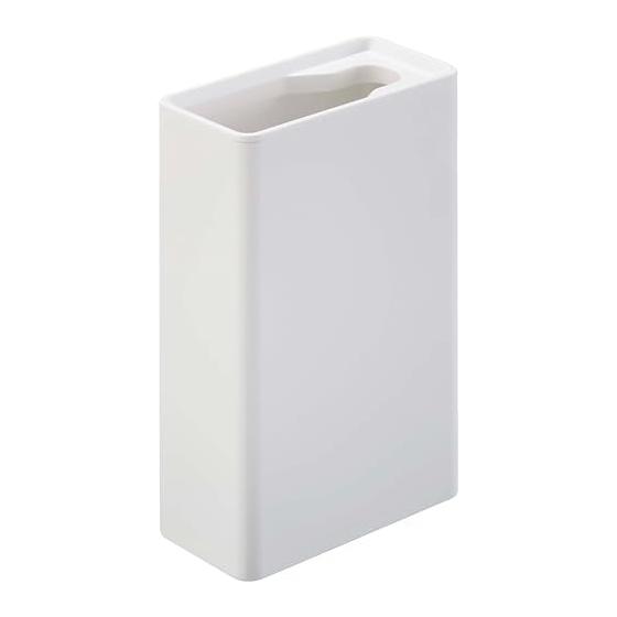 Yamazaki Jitsugyo (Yamazaki) Flushable Toilet Brush Stand White Approx. W5.5XD11XH17cm Tower Toilet Brush Case 4855