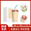 304 Stainless Steel Coffee Mug 12oz Portable Simple Double Drink Lid Insulated Cup