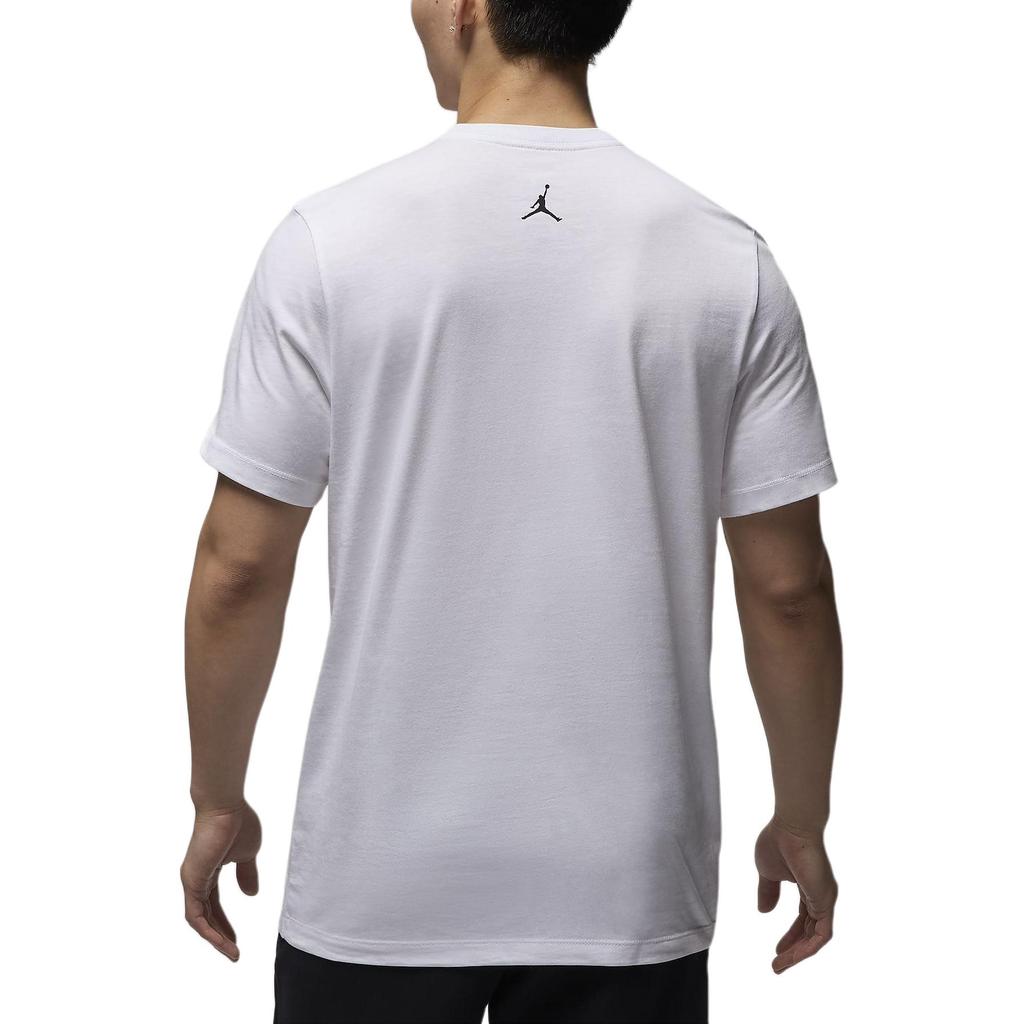 Jordan Letter Print Design Versatile Breathable Short Sleeve T-Shirt Men Tops White FZ1931-100