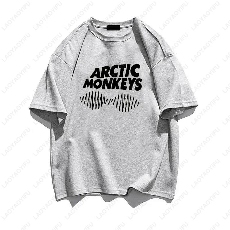 Arctic Monkeys Kleidung Damen T-Shirt Herren Manga Lässig Weißes T-Shirt T-Shirt Kleidung Manga Sommer Mode Klassischer Stil T-Shirt
