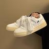 High Value Niche Original Retro Sports Board Shoes Women's Platform White Shoes Versatile Street Shooting Chic Hong Kong Style Shoes Tide
