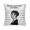 Justins Biebers Pillow Case Custom Pillow Cover Novelty Cushion Cover For Living Room Sofa