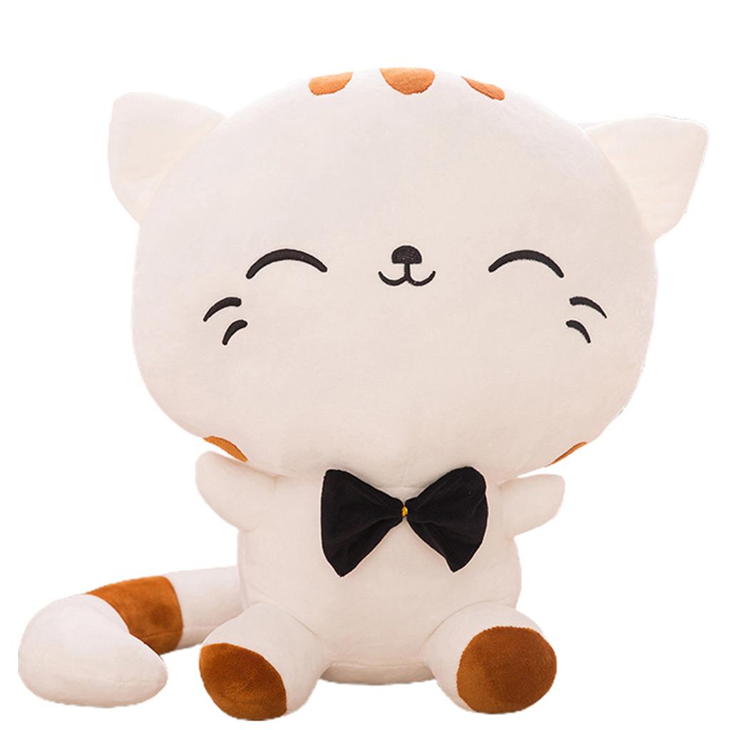 Adorable Cartoon Cat Shape Stuffed Plush Doll Soft Plush Toy Sofa Car Decorative Ornament Birthday Gift