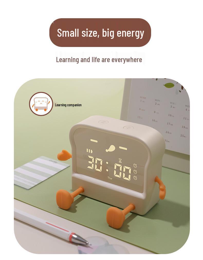 Multifunctional Smart Alarm Clock with Night Light and Countdown for Students and Kids