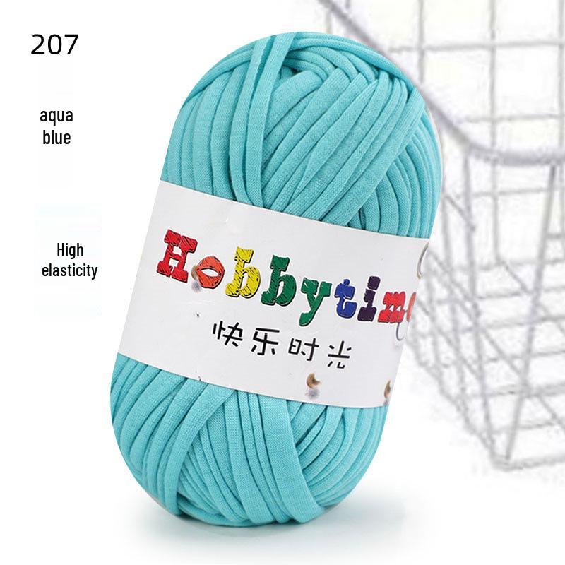 Cloth Strip Yarn DIY Crochet Kit: Handmade Bag, Knitting Material for Cushions, Carpets, and Dolls