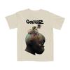 Summer (Virtual Band) Gorillaz Hip-Hop American Retro Polyester Casual Short-Sleeved Round-neck T-Shirt