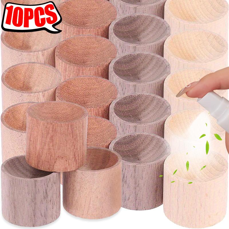 10/1Pcs Wooden Essential Oil Diffuser Long Lasting Fragrance Retention for Home Bathroom Office Shoe Closet Car Yoga Sauna Room