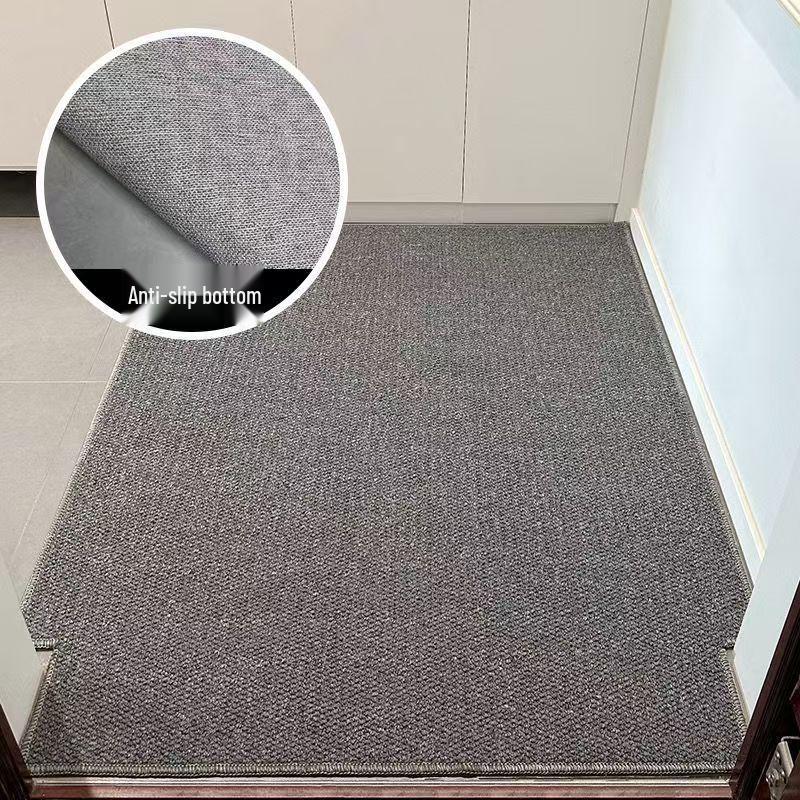 Plain Color Japanese Floor Mat: Living Room/Bedroom Tatami Pineapple Ring Carpet, Imitation Jute, Anti-Scratch