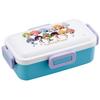 Skater Bento Single Made In for with Locking Dishwasher and Microwave Colorful Box, 530ml, Tier, Japan, Women, 4-Point Closure, Safe, Peach, PFLB6AG-A