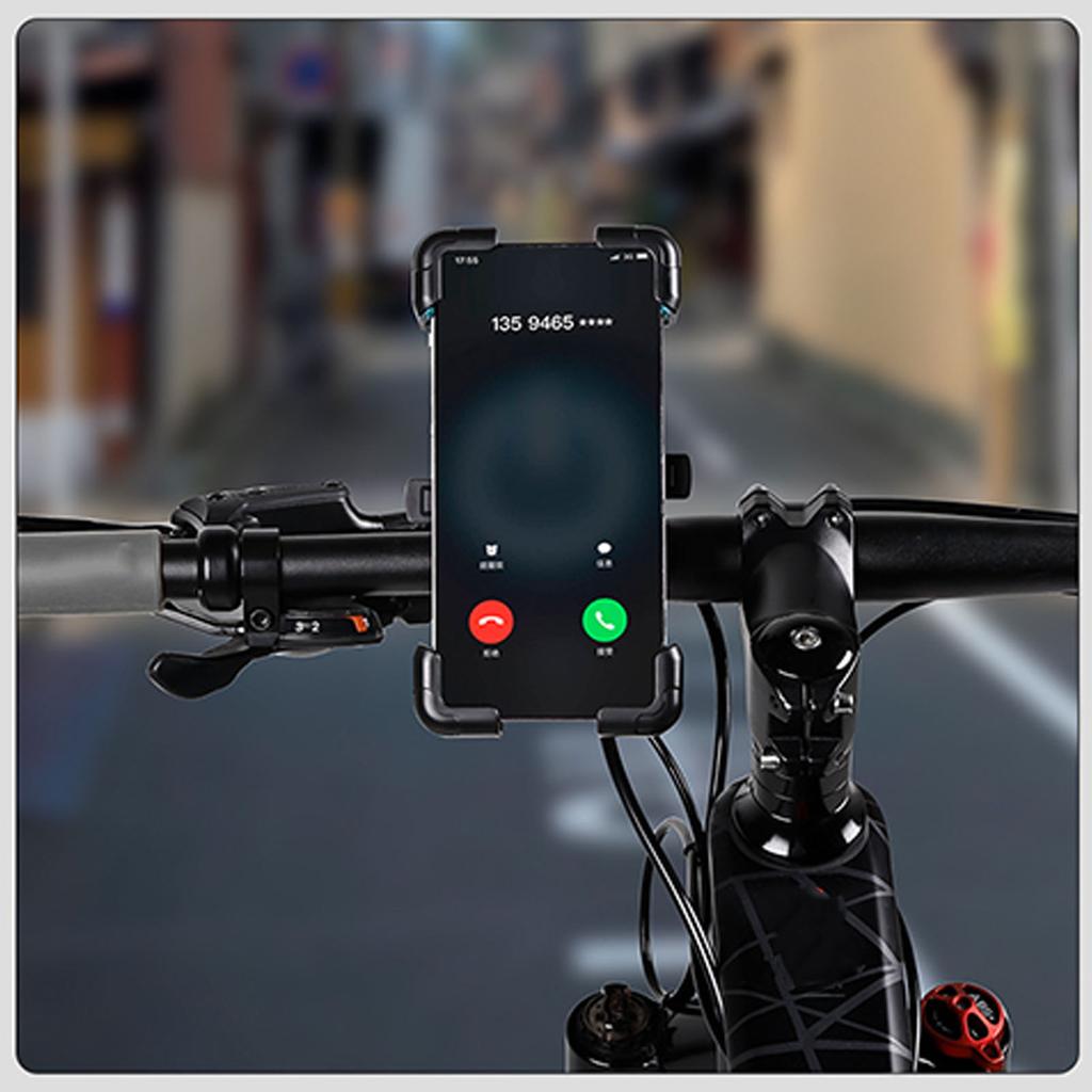 Bike Phone Holder Anti Shake Lightweight Multifunctional Navigation Cell Phone Clamp for s Mountain Bikes