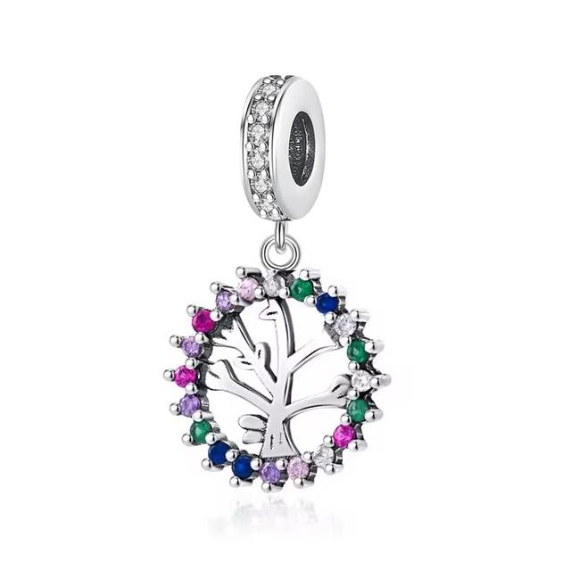 New Copper Butterfly Cactus Bee Honey Four-Leaf Clover Pendant Charm Bead Fit Original Bracelet Trinket Diy Women Jewelry