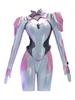 Miccostumes Adult Goddess Anime Game Long Sleeve Bodysuit and Leotard Outfit Cute and Cosplay Perfect for and Ghost Pink Women's Fox-Style Set, Moe,