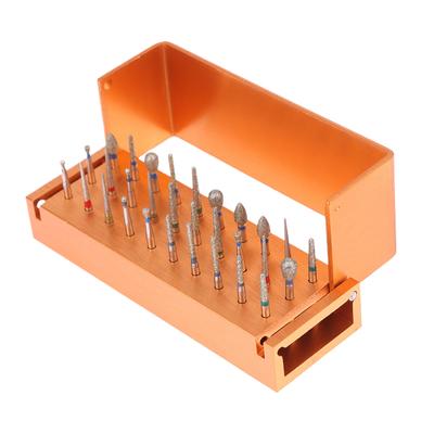 30Pcs Brocas Dentárias Conjunto de Diamantes Lixamento de Alta Velocidade Polimento de Dentes Instrumento de Broca Clareamento Dentário Ferramenta Odontológica