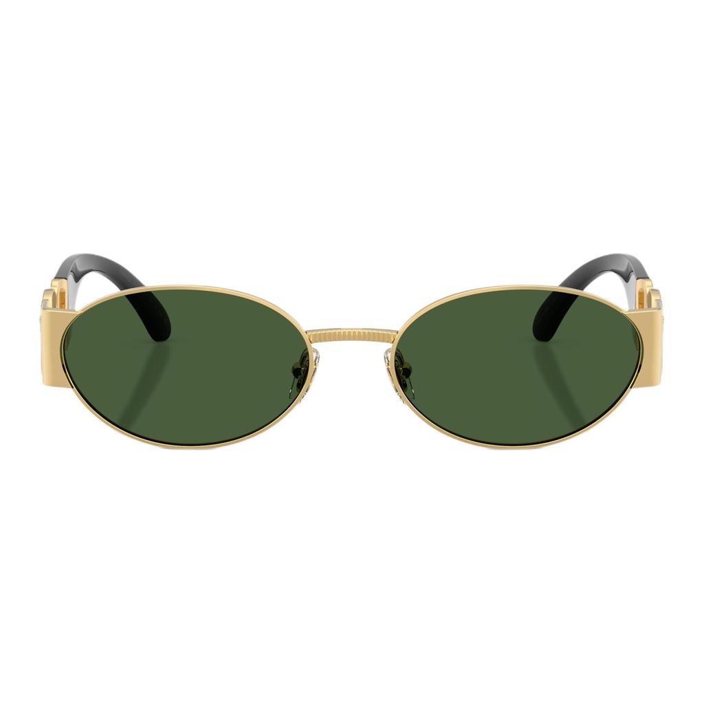 Versace Vintage Fashion Logo Oval Sunglasses Unisex sunglasses Black 0VE2299-100271