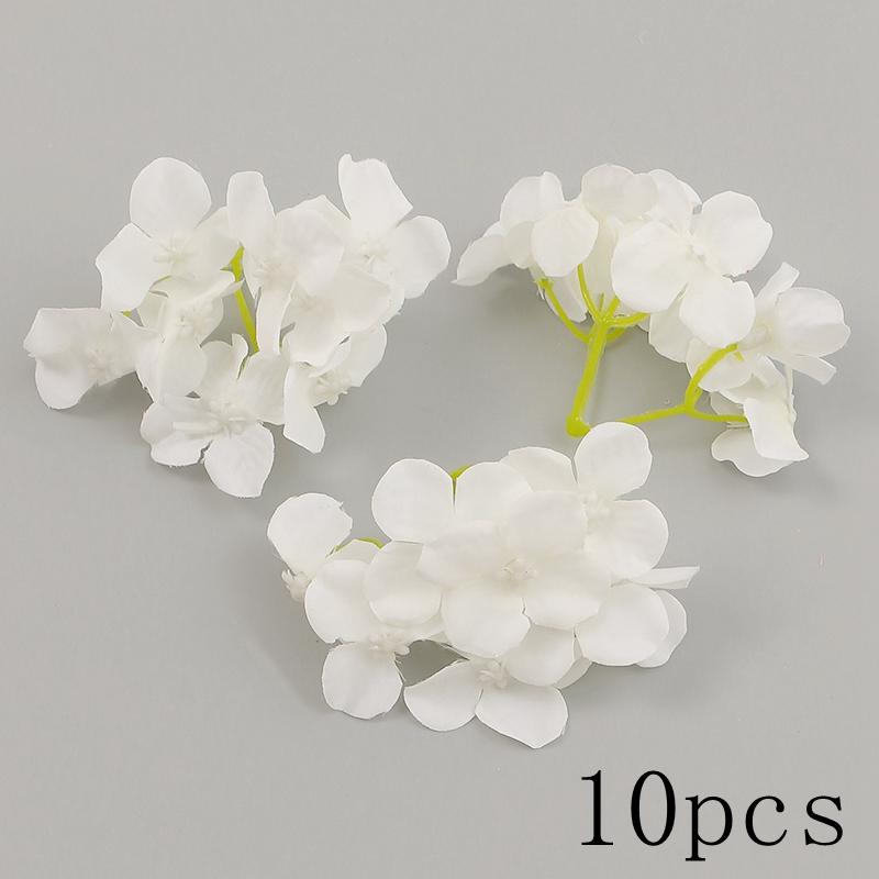 Weiße Serie Rose Künstliche Blumen Seide Unechte Blumen für Heimdeko Hochzeitsdekoration DIY Kranz Geschenk Accessoires Ornamente