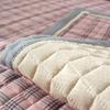 1 PCS Cotton Red Plaid Sofa Cover Towel Multi-size Couch Backrest Armrest Seat L Shape for Living Room Modern Minimalist Corner