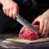 Damascus Laser Japanese Chef Knife Scissor Set Professional Kitchen Knives Santoku Knife Stainless Steel Boning Utility Knife