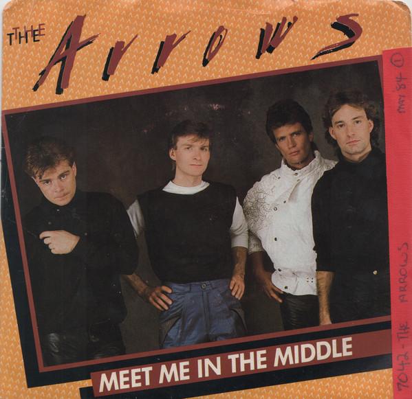 

7inch Record ARROWS - Meet Me In The Middle AM647 A&M Records 1984 Canada Rock Used