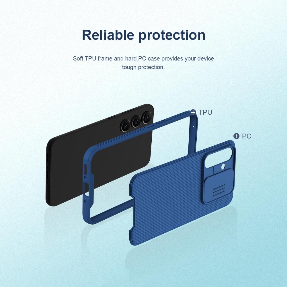 Custodia Nillkin per Samsung Galaxy A54 5G Ultra-Sottile Rigida in PC Copertura Scorrevole per Fotocamera CamShield Pro Copertura Protettiva per Obiettivo