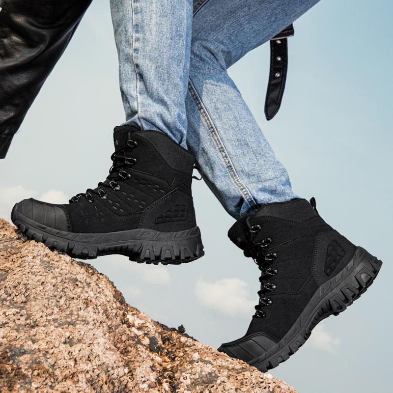 Men's field training boots four seasons breathable lightweight anti-slip outdoor jungle combat boots casual walking hiking boots