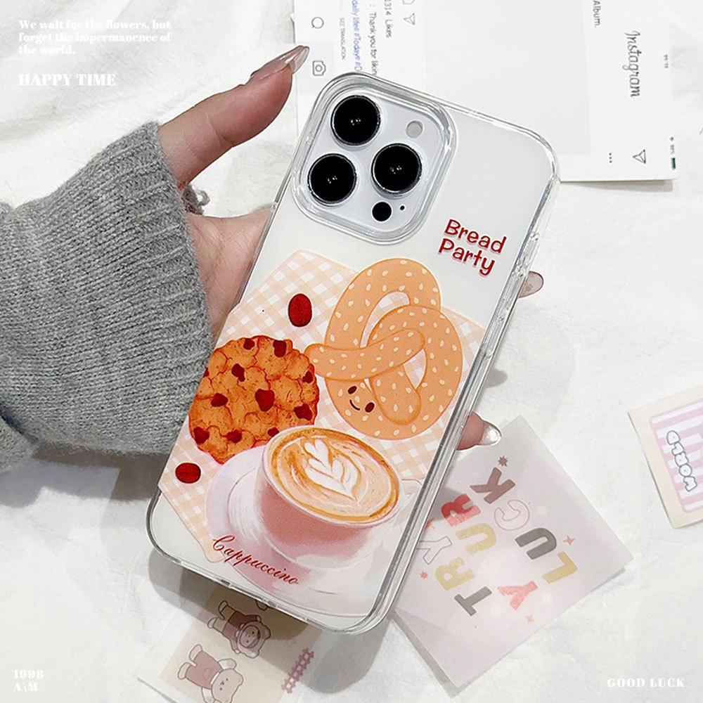 New Cappuccino Is Suitable for Apple 16 Niche High End IPhone 15 Mobile Phone Case 14 Protective Case 13 Anti Fall 12