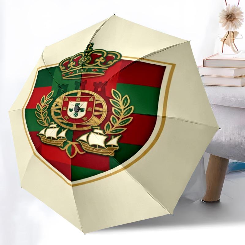 Portuguese Heritage Emblem Folding umbrella Umbrella Suitable for all seasons printing Sun umbrella Gift
