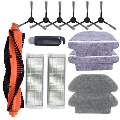 Hauptbürste Hepa-Filter Seitenbürste Mopptuch für Xiaomi Roboter-Staubsauger STYJ02YM Conga 3490 Viomi V2 PRO Filter V-RVCLM21B