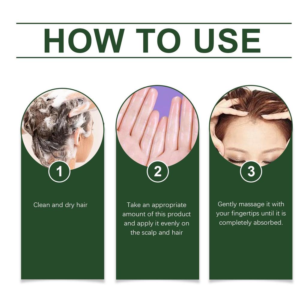 60ml Batana Hair Oil: strengthens hair, reduces frizz, nourishes the scalp, and promotes healthy, shiny hair.