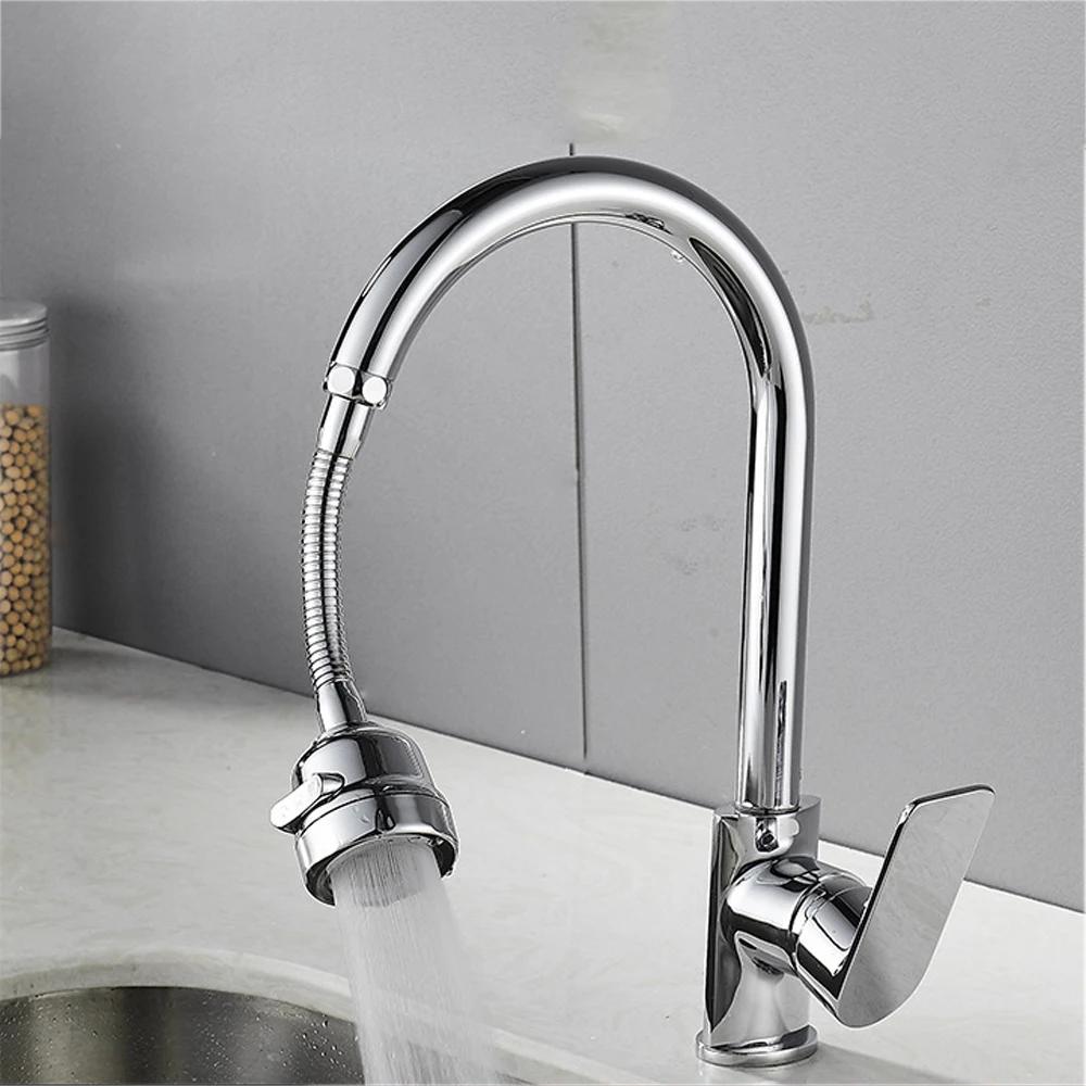 360 Degree Swivel Kitchen Faucet Aerator Adjustable Dual Mode Sprayer Filter Diffuser Water Saving Nozzle Faucet Connector