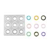 Flexible Silicone Mold for Finger Rings Full Plate Diamond Rings Epoxy Resin Mould Jewelry Tool Unique Accessories Molds