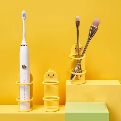 Wandmontierter elektrischer Zahnbürstenhalter Aufbewahrungsregal mit Abflussloch Niedlich