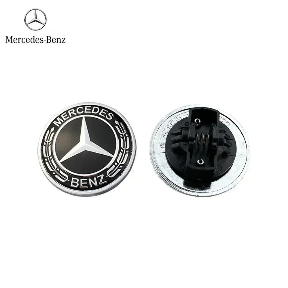 Naklejka Samochodowa AMG W220 Dla Benz Nowy Dla Benz Dla Mercedes-Benz Logo Samochodu Emblemat na Maskę Silnika Płaska Metalowa Odznaka Akcesoria Dla