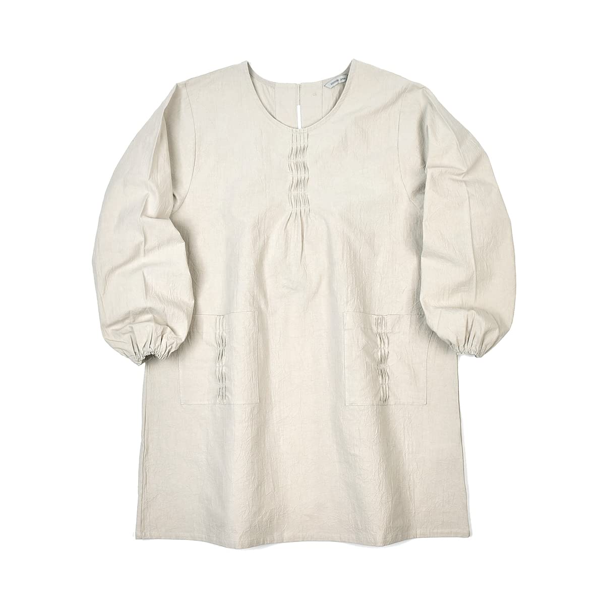 

Washer Pintuck Seersucker Pintuck Free Size [Kusuguru Japan] Kappo, Kappo, Women s, K2001, Gray, серый