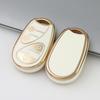 Gold-Edged TPU Soft Rubber Protective Case for Nissan Keys